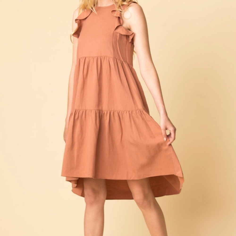 Ulla Johnson Siena Dress in Clay size 8